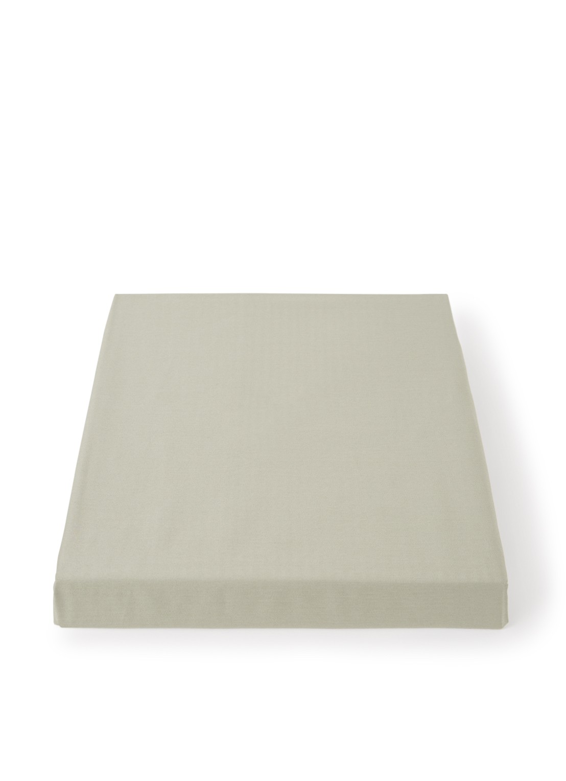 de Bijenkorf Home Hoeslaken van  katoensatijn 300TC, hoekhoogte 30 cm - voorkant 3 groen