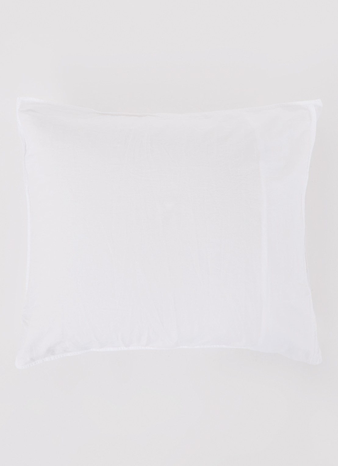 de Bijenkorf Home Kussensloop van  katoensatijn 300TC in 2-pack - detail 2 wit