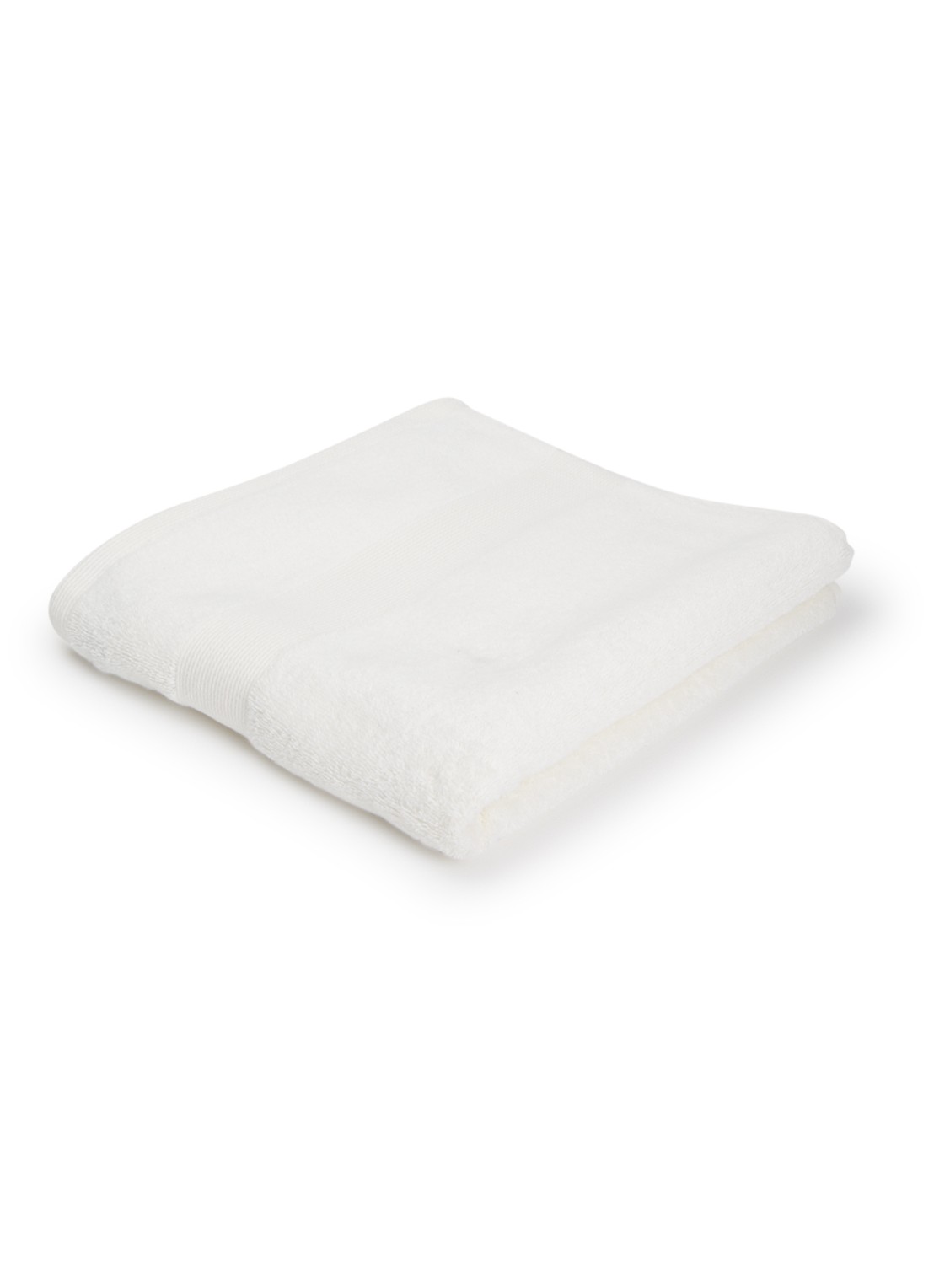 de Bijenkorf Home Softness badhanddoek - 600 gr/m2 - 60 x 110 cm - voorkant wit