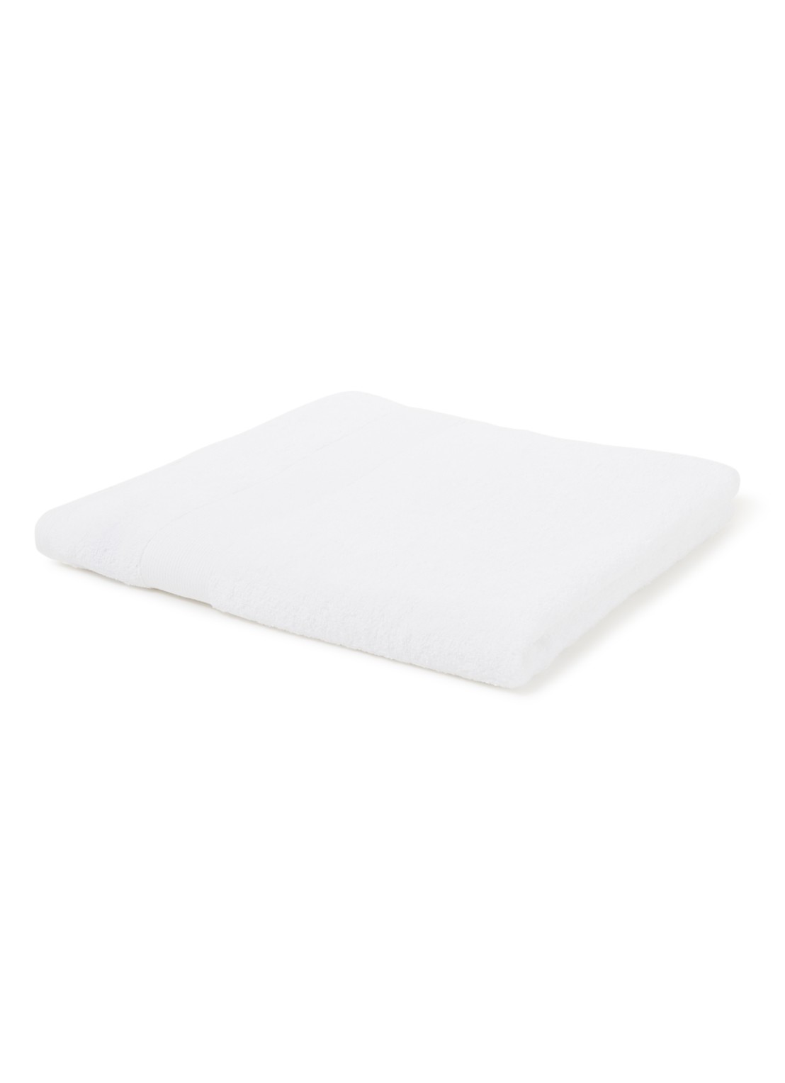 de Bijenkorf Home  Softness badlaken - 600 gr/m2 - 70 x 140 cm - voorkant wit