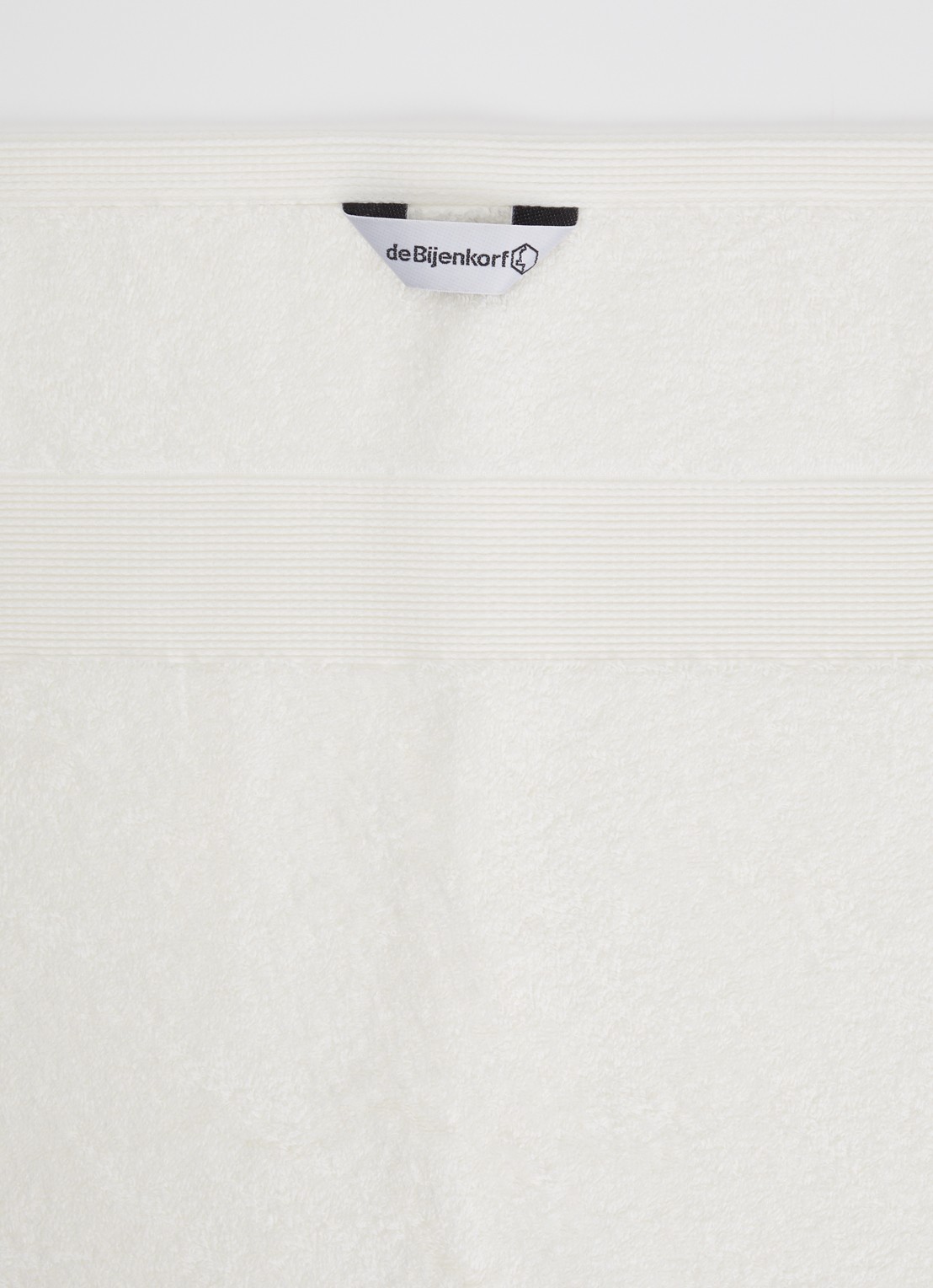 de Bijenkorf Home Softness badlaken - 600gr/m2 - 70 x 140 cm  - detail 2 wit