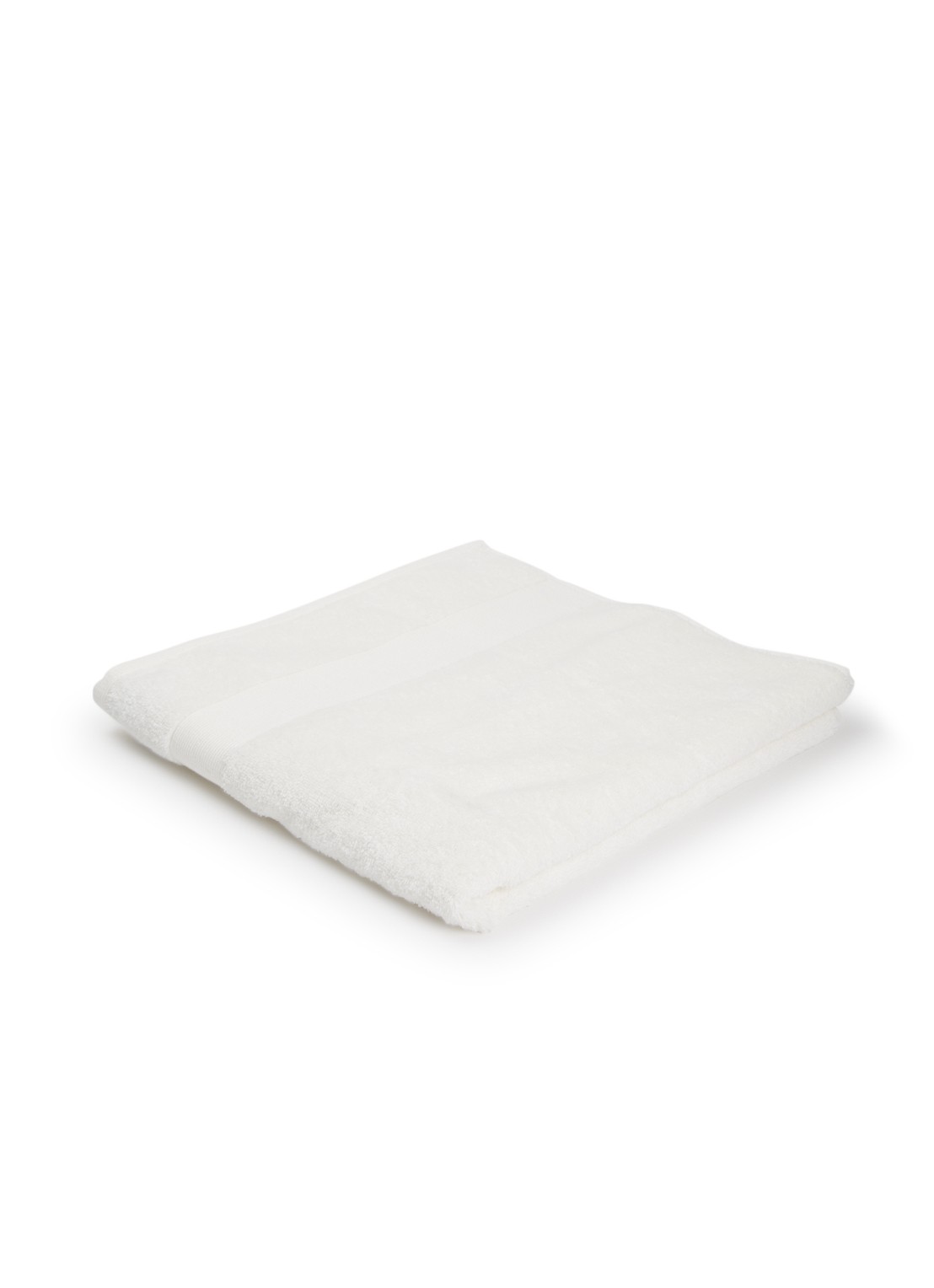 de Bijenkorf Home Softness badlaken - 600gr/m2 - 70 x 140 cm  - voorkant wit