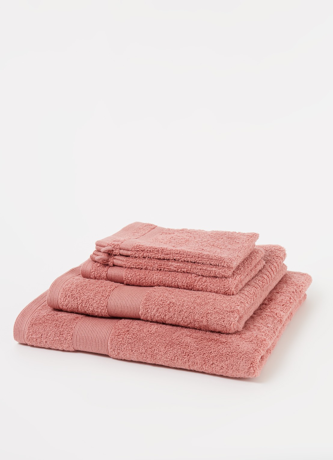 de Bijenkorf Home  Softness washand - 600 gr/m2 - 16 x 21 cm set van 2 - detail 3 roze