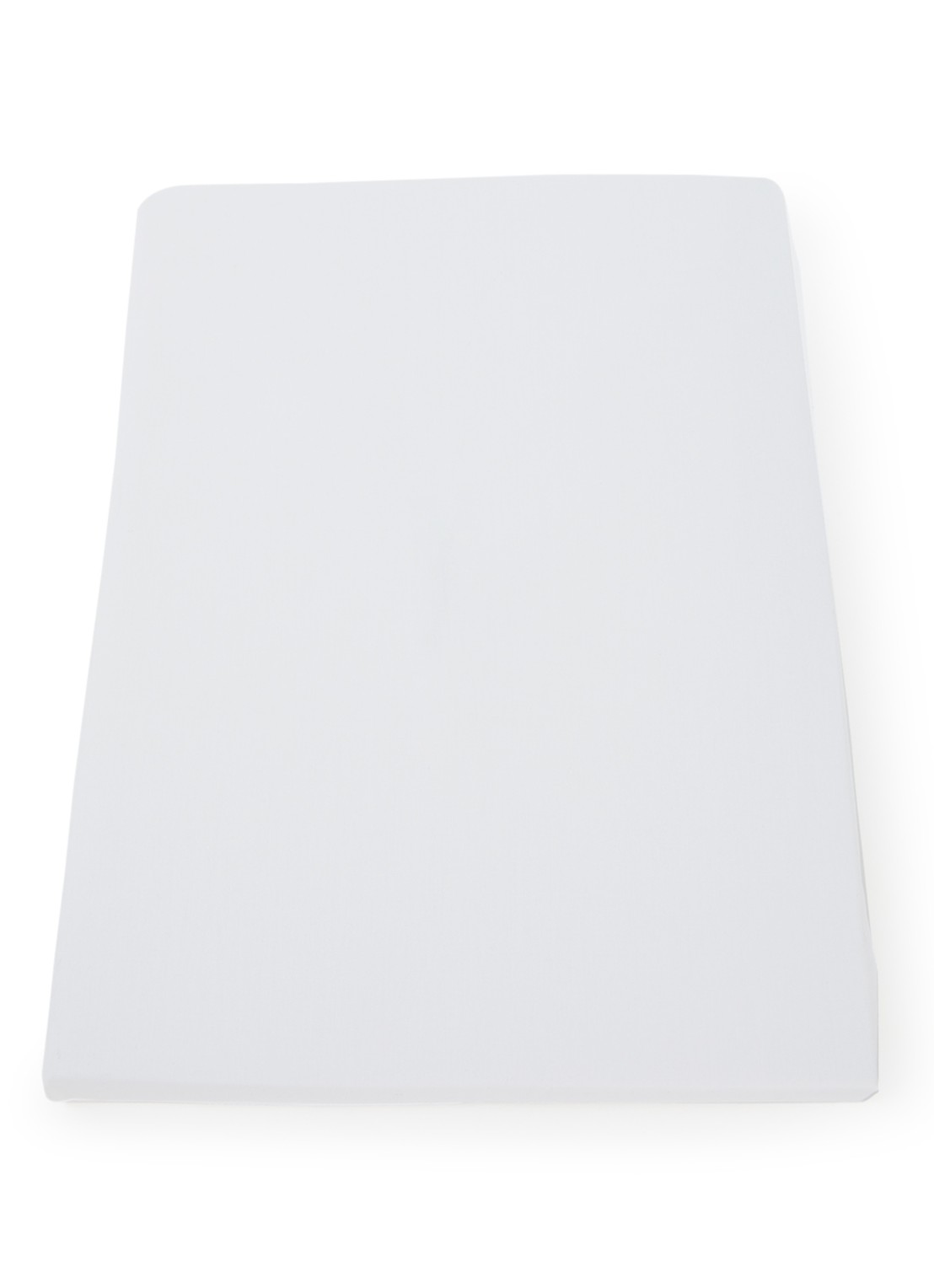 de Bijenkorf Home  topper hoeslaken van  katoen 200TC, hoekhoogte 10 cm - voorkant wit
