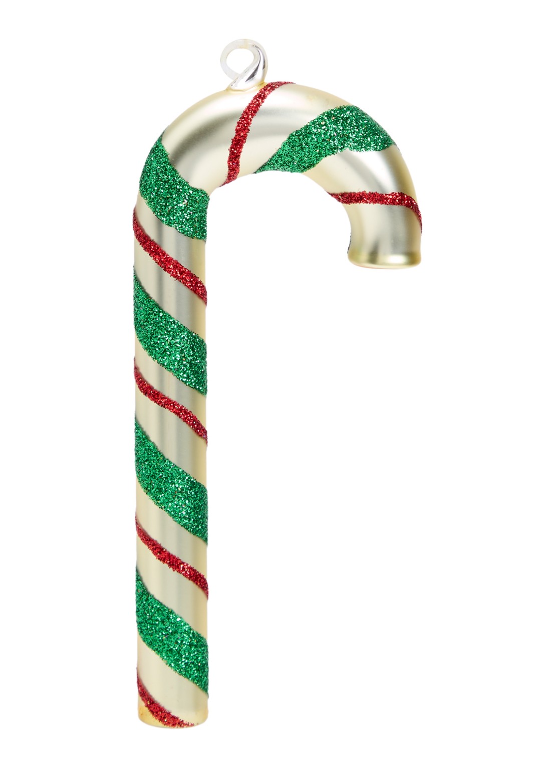 de Bijenkorf Home Zuurstok kersthanger 12,5 cm - voorkant goud