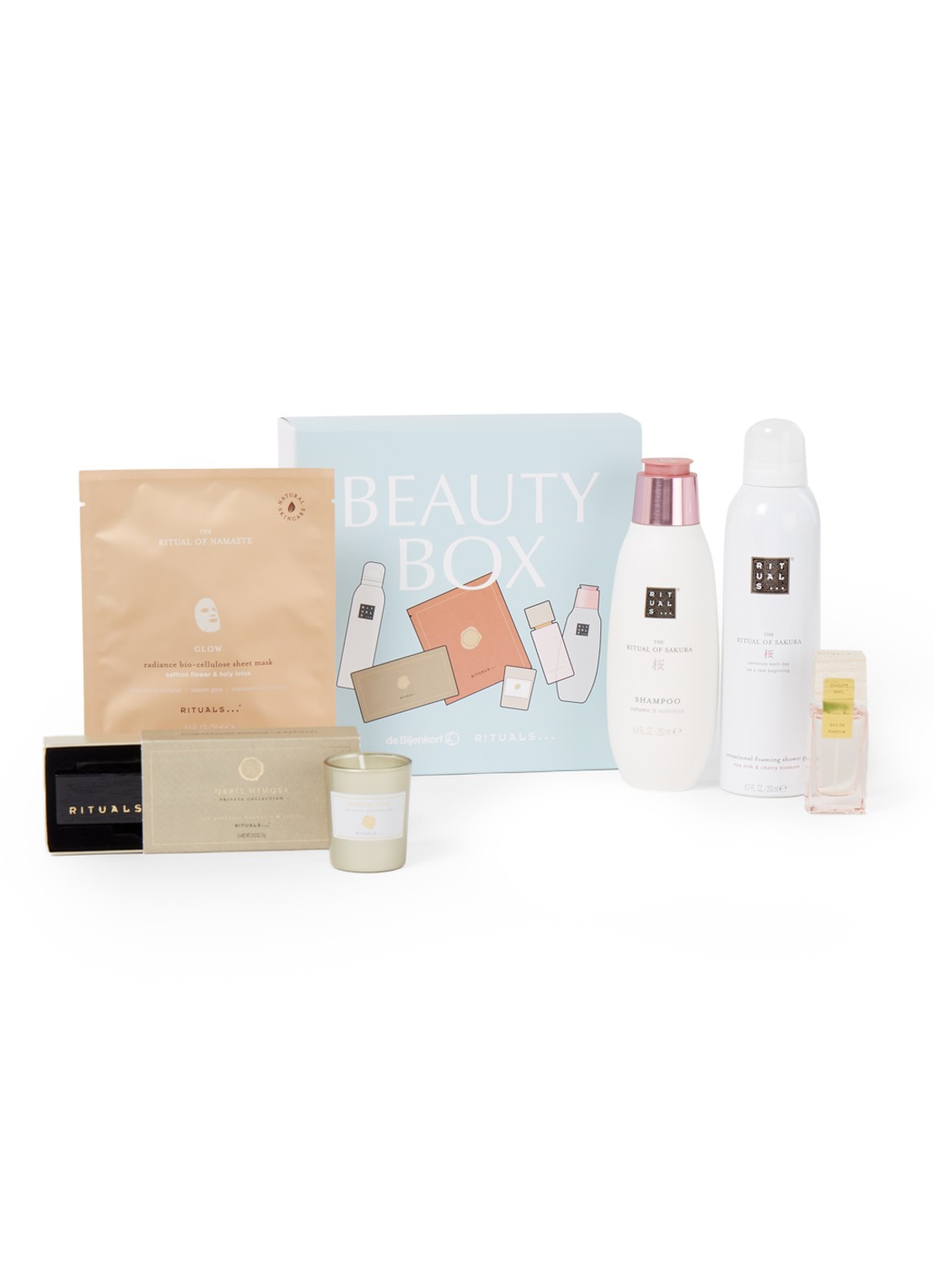 de Bijenkorf Rituals X de Bijenkorf Limited Edition Beauty Box t.w.v. €70,- - voorkant undefined