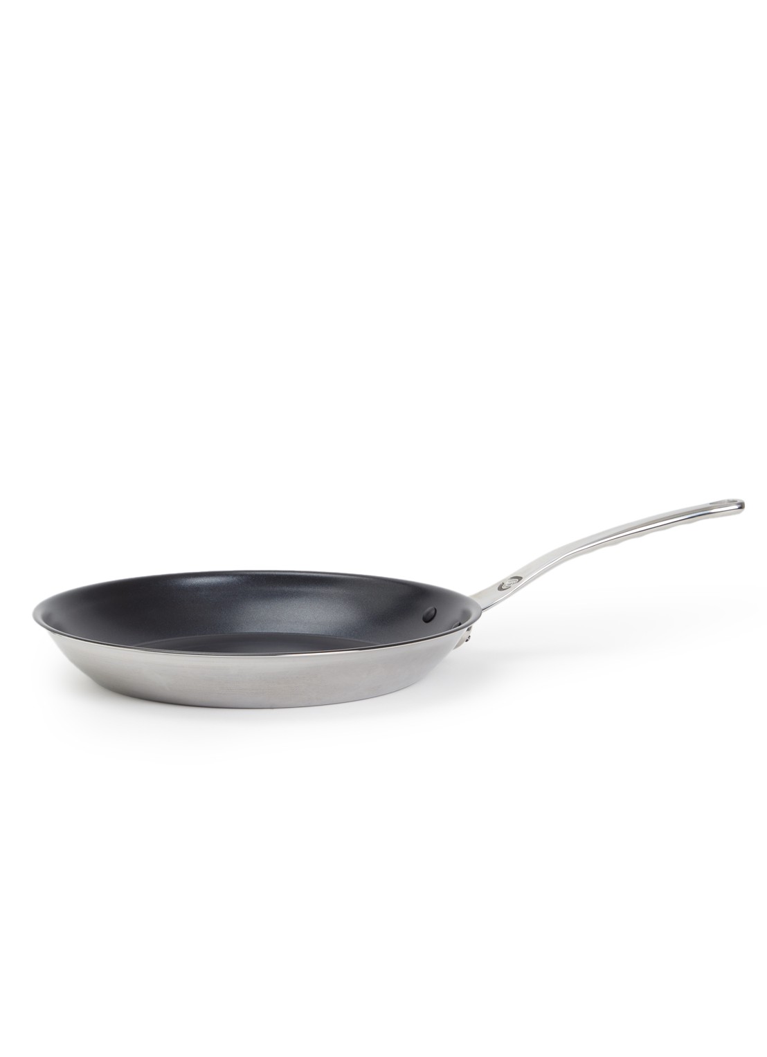 De Buyer Affinity koekenpan Ø32 cm - voorkant zilver