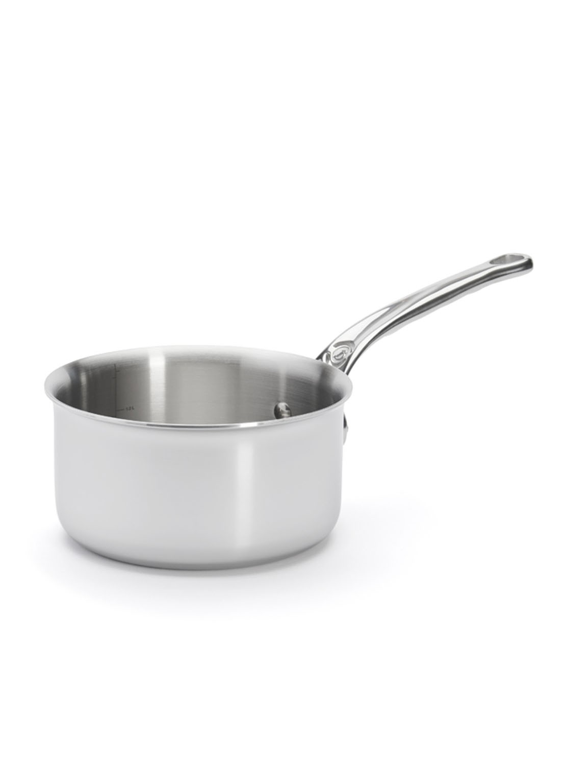 De Buyer Affinity sauspan 16 cm - voorkant metallic