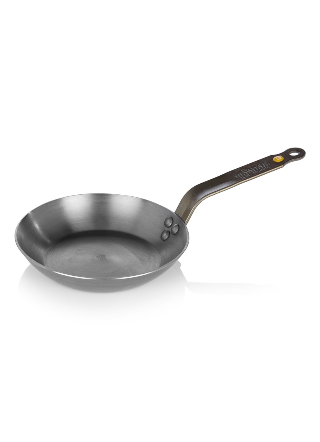 De Buyer Koekenpan Mineral Ø20 cm - voorkant zilver