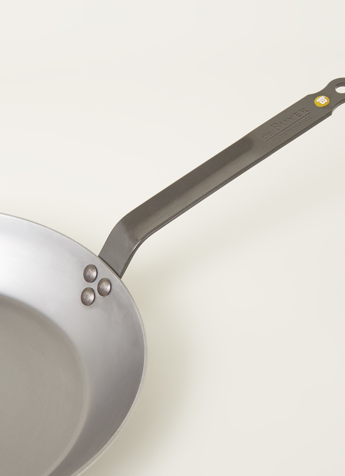 De Buyer Koekenpan Mineral Ø32 cm - detail 3 zilver