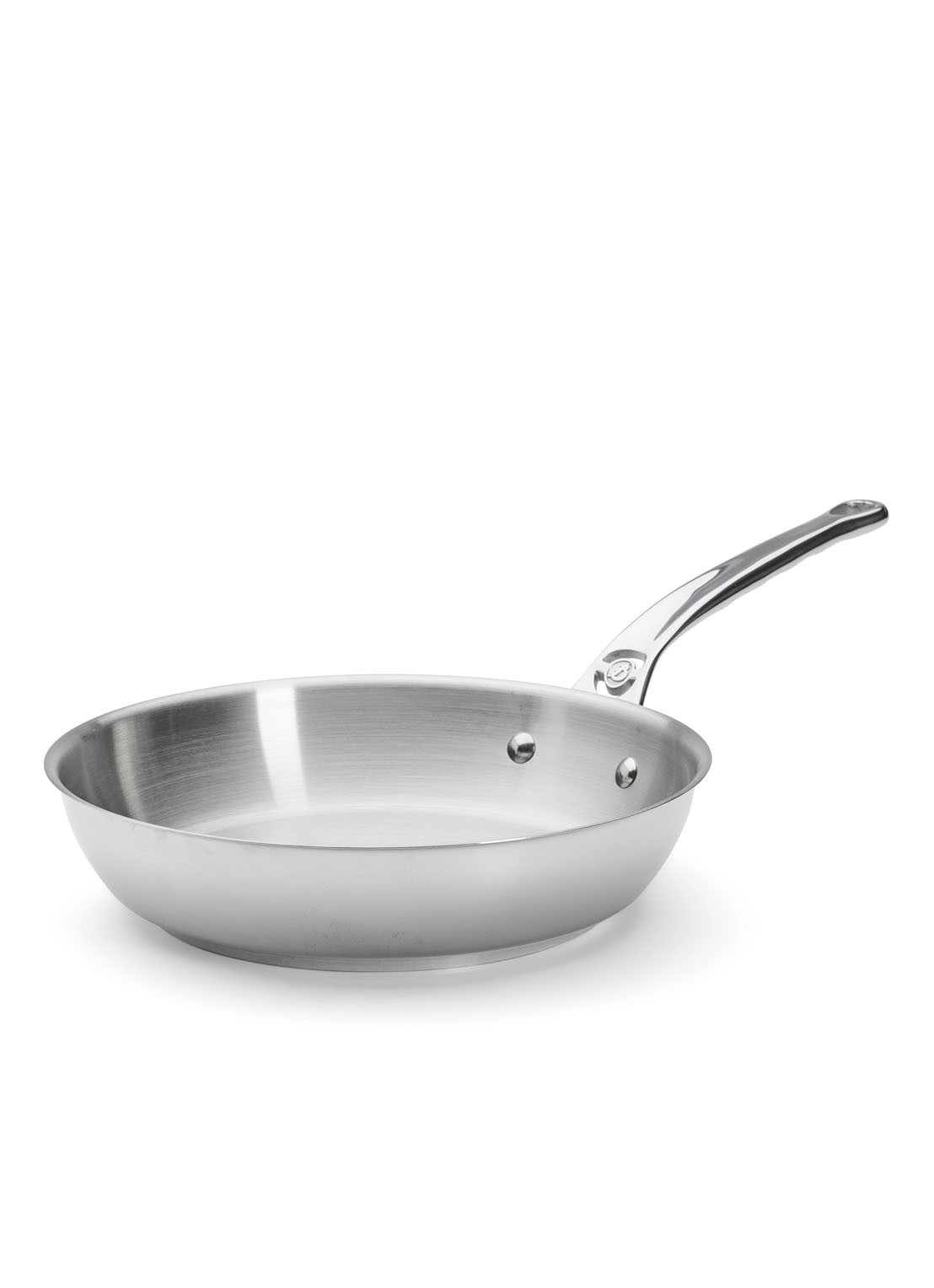 De Buyer Milady koekenpan 24 cm - voorkant metallic