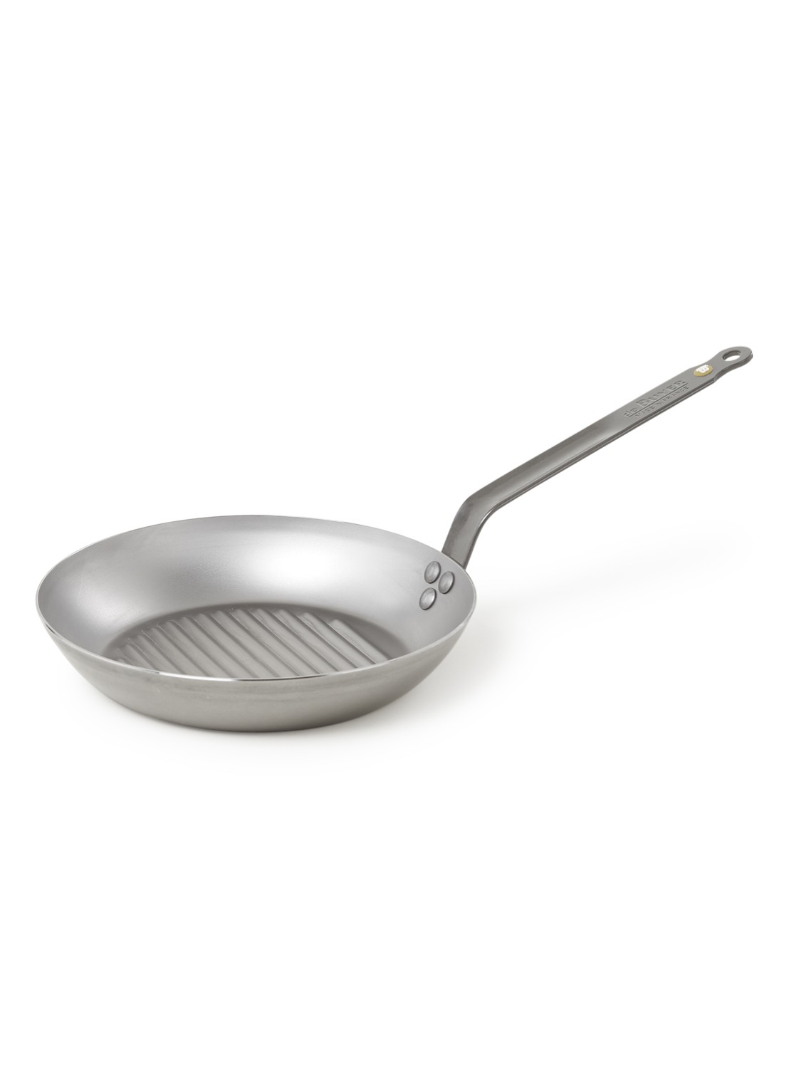De Buyer Mineral B grillpan Ø26 cm - voorkant grijs