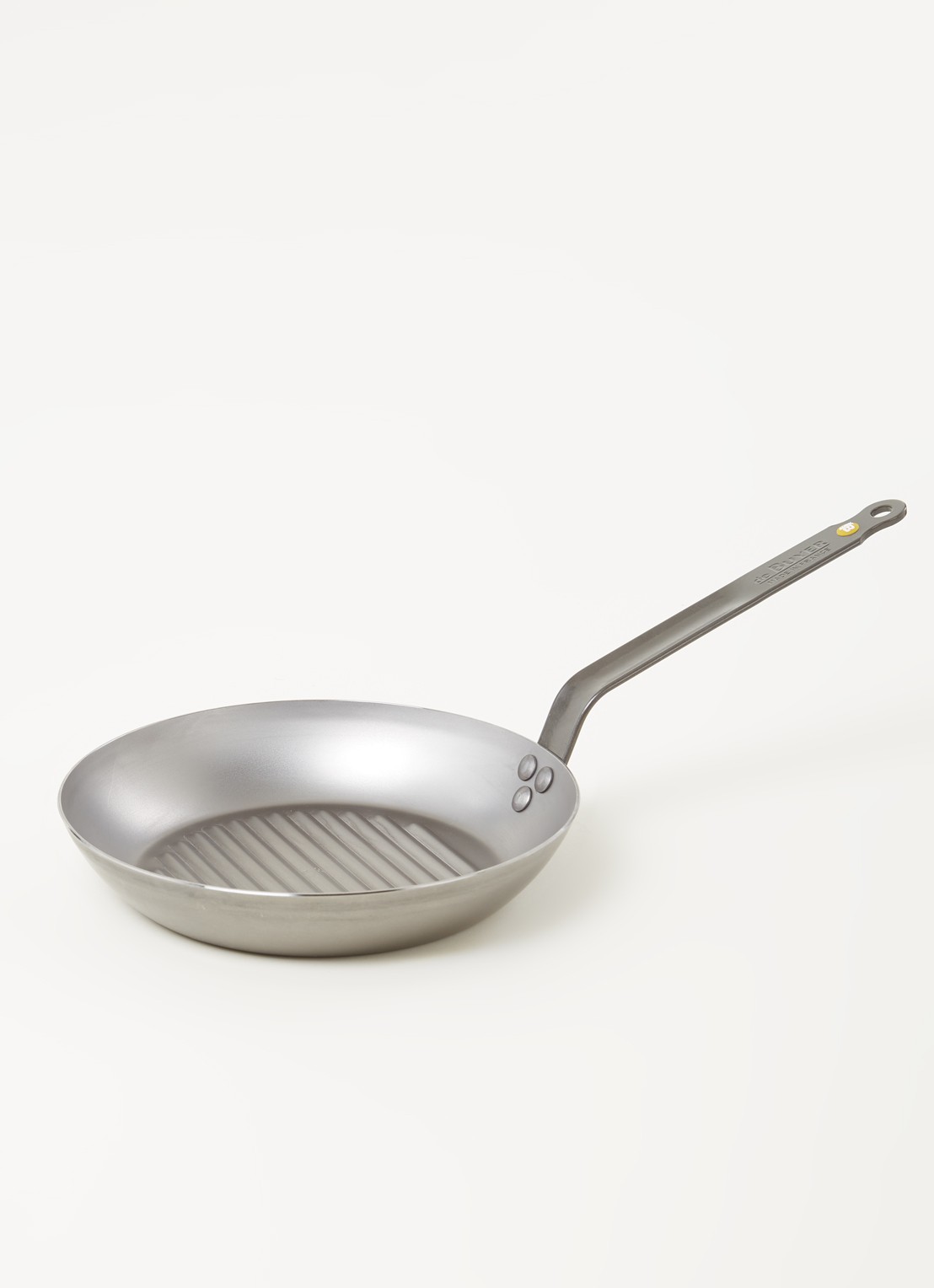De Buyer Mineral B grillpan Ø26 cm - voorkant 2 grijs