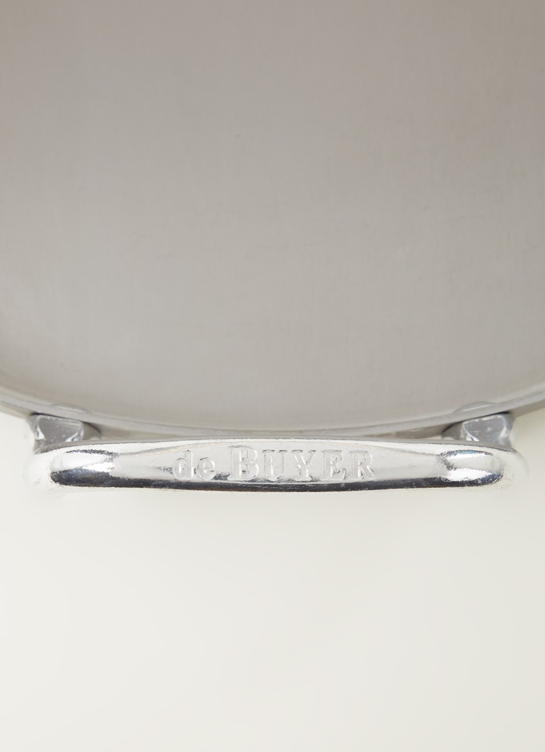 De Buyer Mineral B Plancha bakplaat 38 x 26 cm  - detail grijs