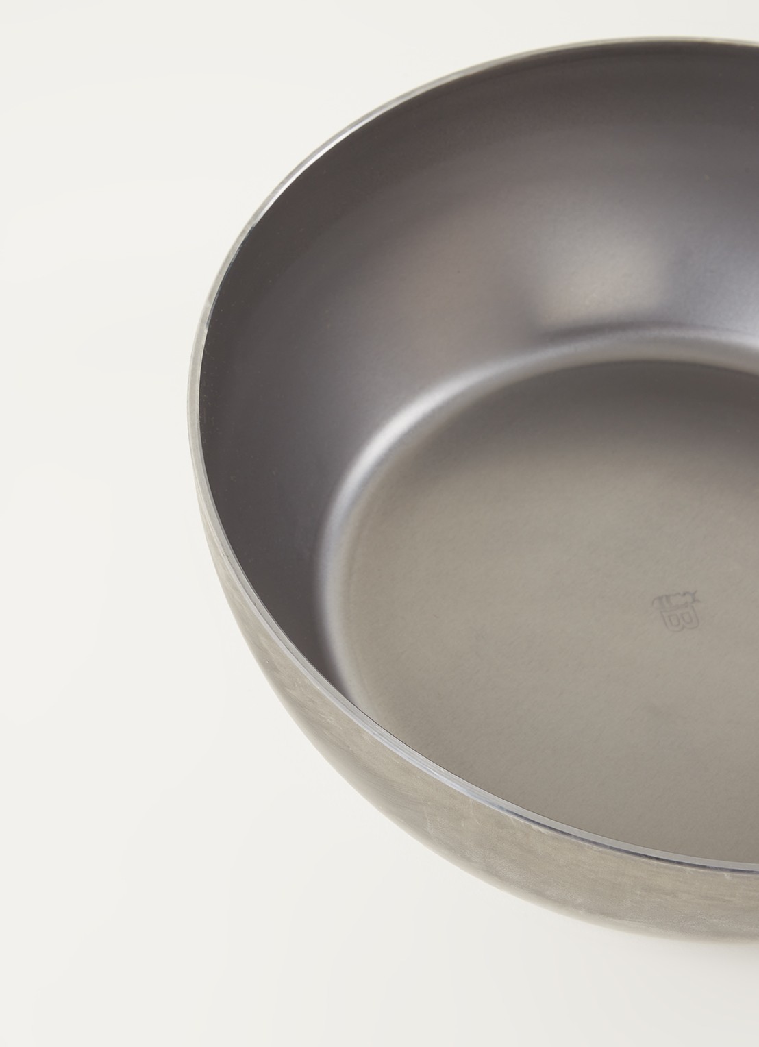 De Buyer Mineral B sauteerpan Ø24 cm - detail zilver