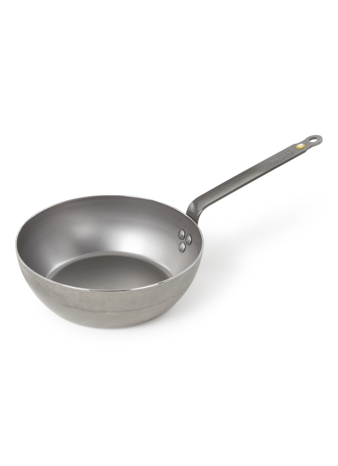 De Buyer Mineral B sauteerpan Ø24 cm - voorkant 2 zilver