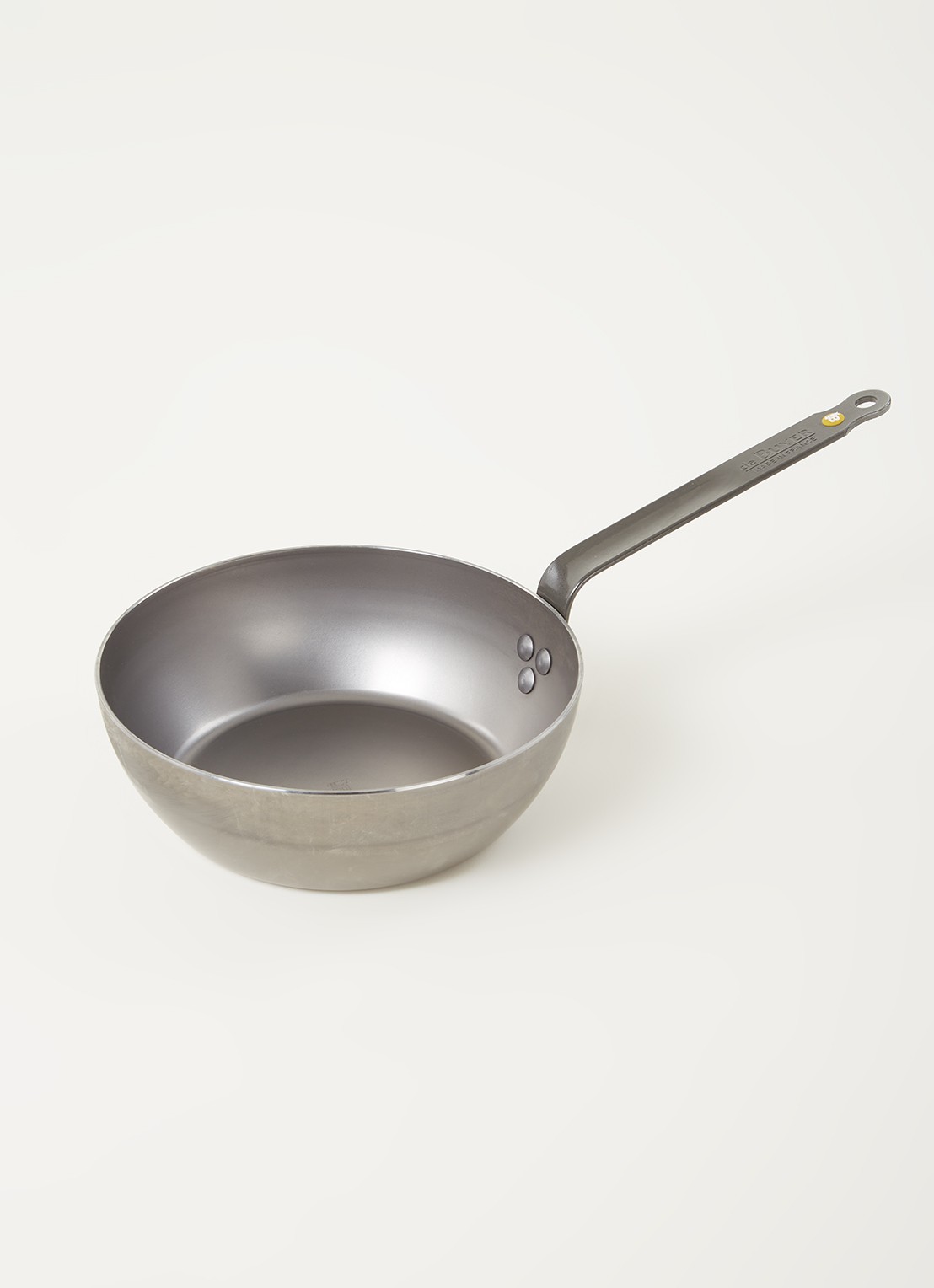 De Buyer Mineral B sauteerpan Ø24 cm - voorkant 3 zilver