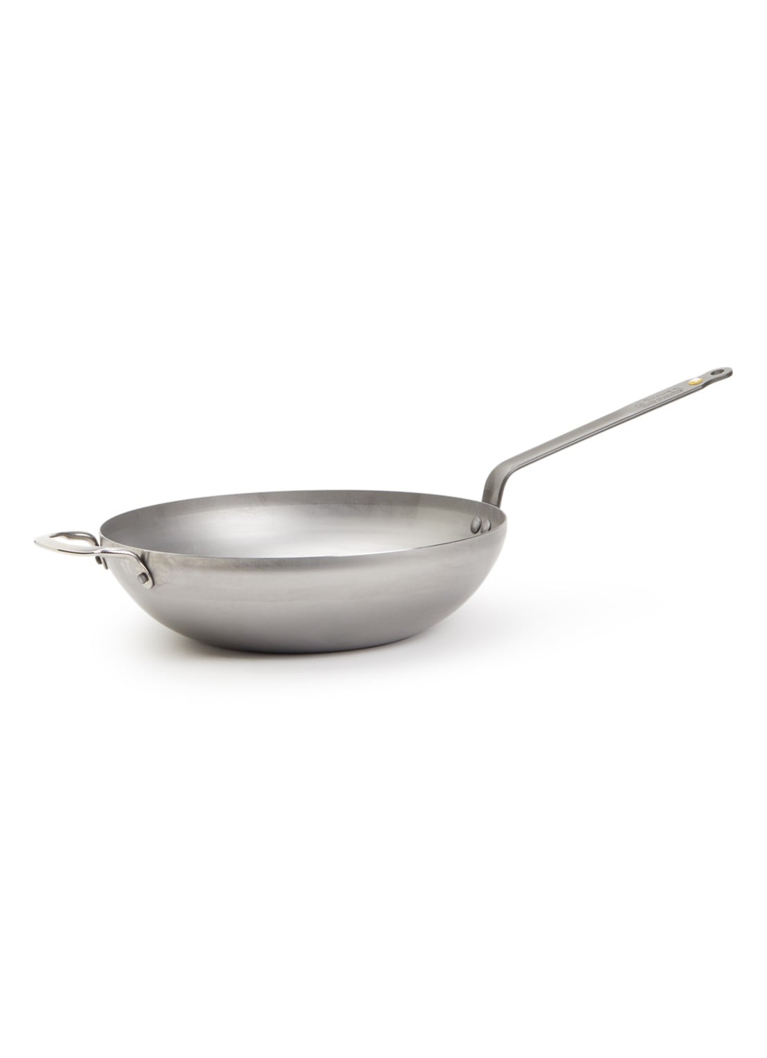De Buyer Mineral B wokpan Ø32 cm - voorkant zilver