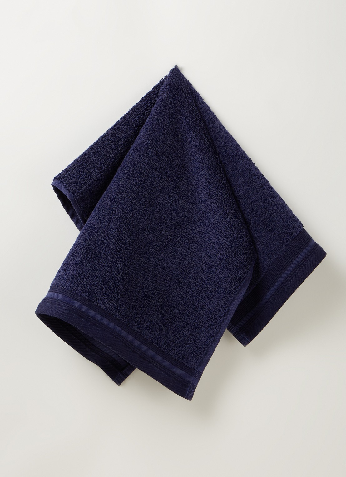 De Witte Lietaer Excellence keukendoek van katoen 60 x 40 cm - voorkant 2 donkerblauw