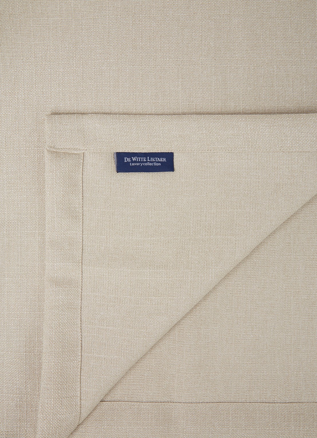 De Witte Lietaer Gibson tafelkleed 145 x 260 cm - detail zand