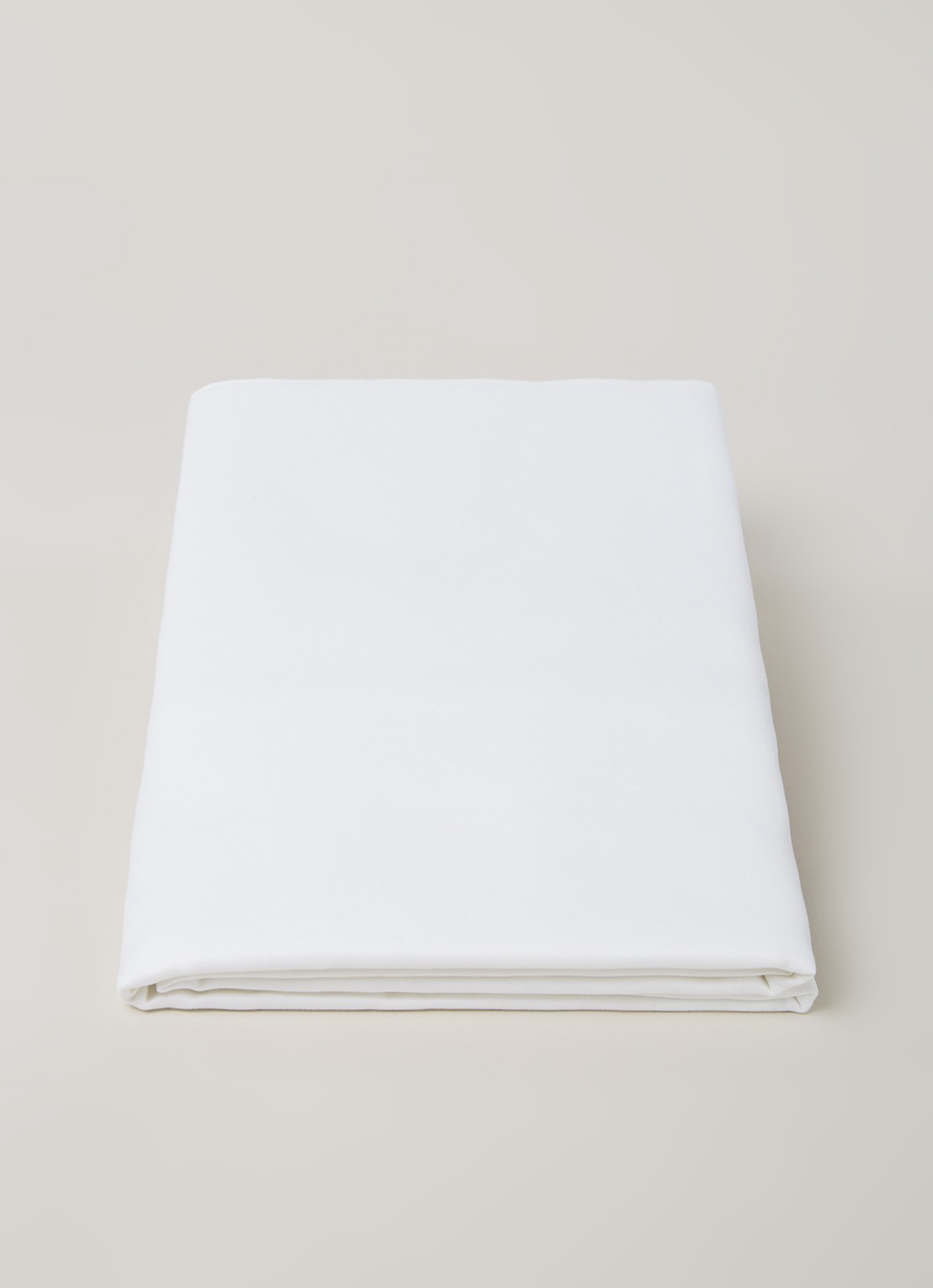 De Witte Lietaer Luna-a tafelkleed van katoen 260 x 160 cm - voorkant 2 wit