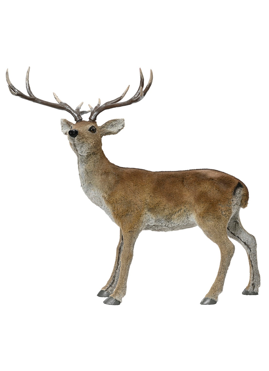 Decoris Hert ornament 92 cm - voorkant bruin