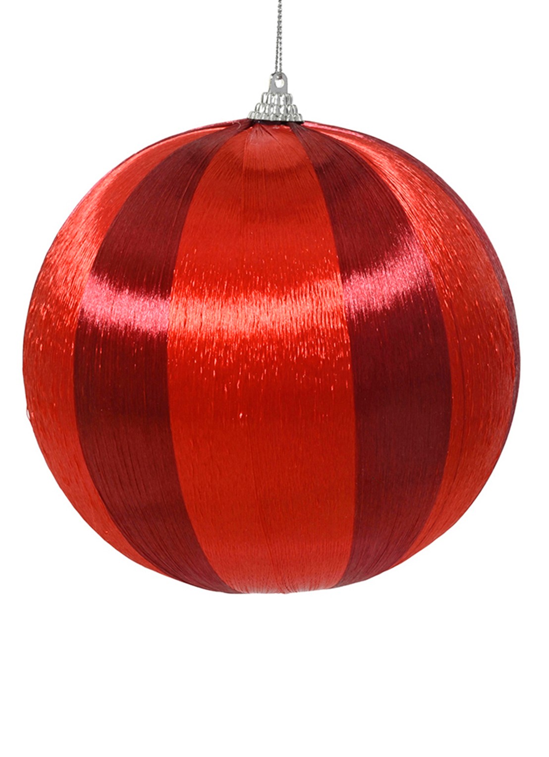 Decoris Kerstbal 8 cm - voorkant steenrood