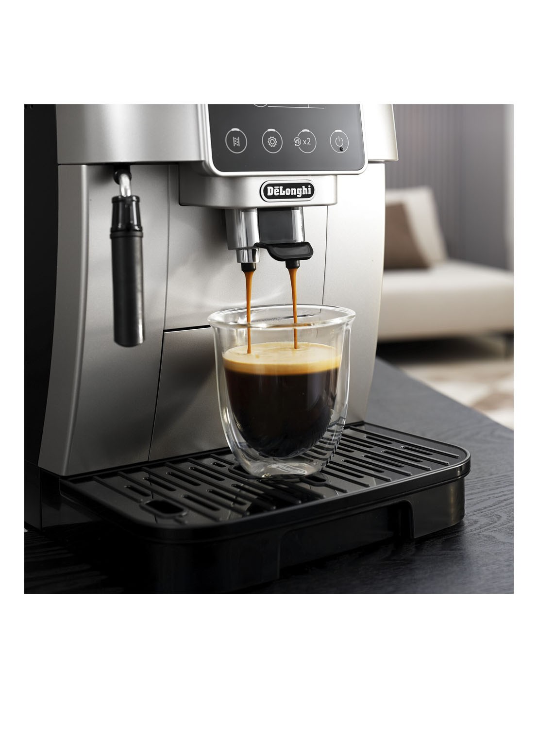 DeLonghi Autentica volautomaat espressomachine 29.510.SB - detail 2 zilver