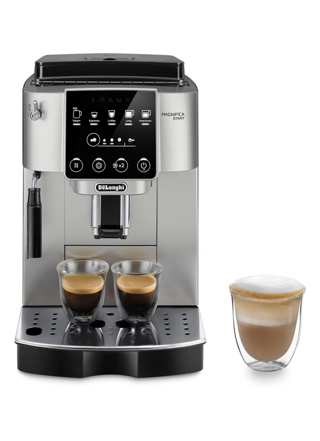 DeLonghi Autentica volautomaat espressomachine 29.510.SB - voorkant 6 zilver