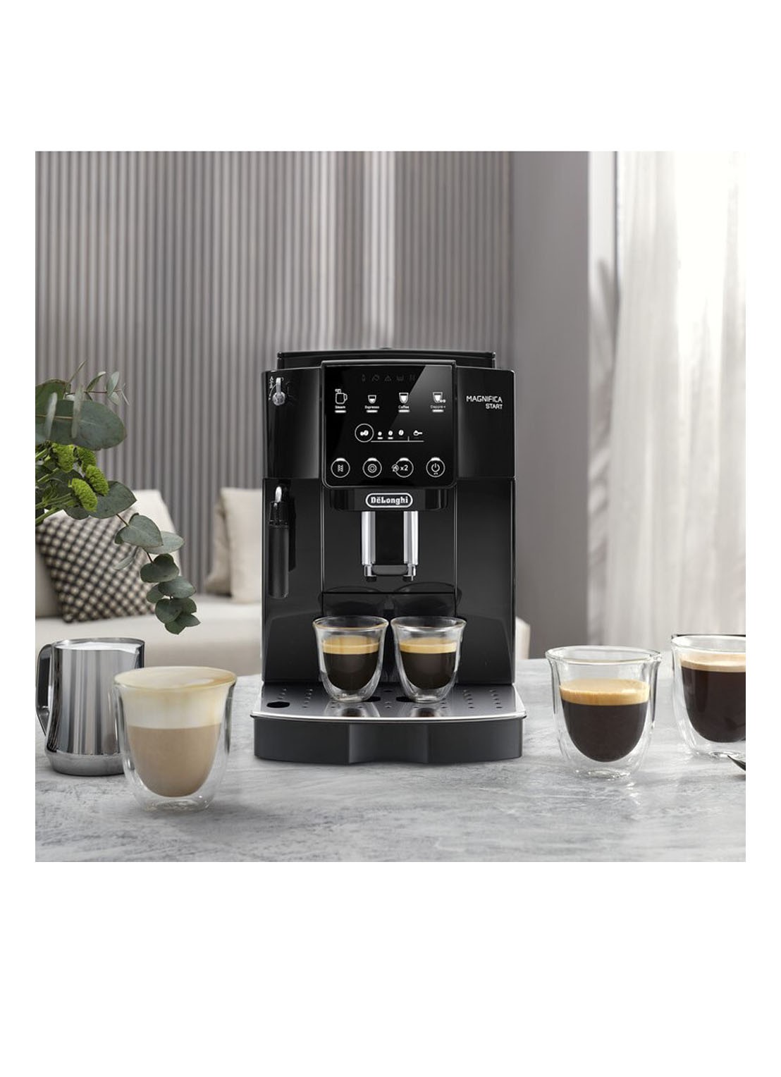 DeLonghi Autentica volautomaat espressomachine 29.510.SB - voorkant 2 zwart
