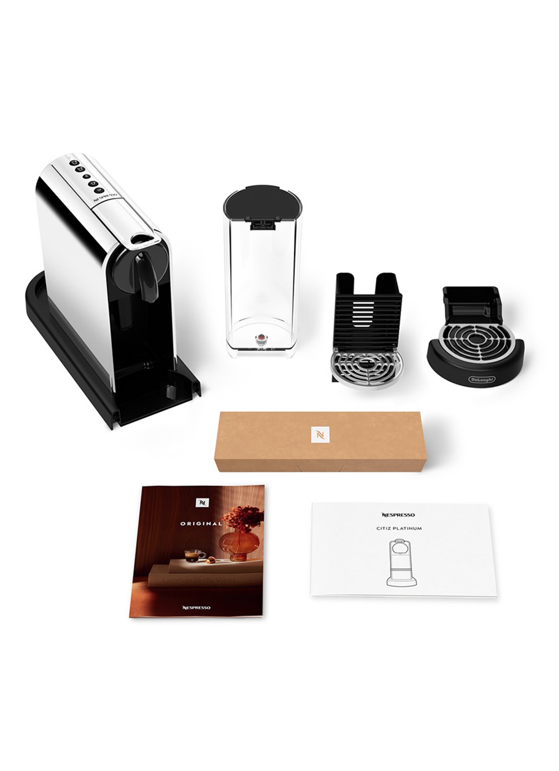 DeLonghi Citiz Nespresso koffiecupmachine - EN220.M - detail 5 zilver