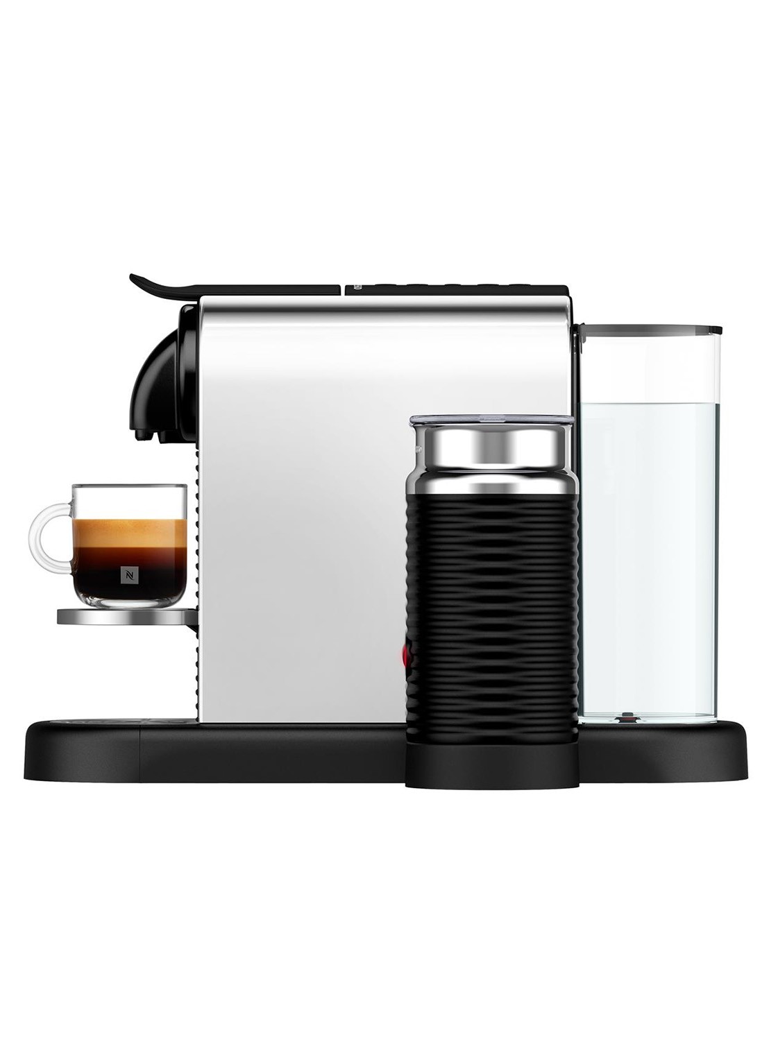 DeLonghi Citiz Platinum & Milk Nespresso koffiecupmachine - met melkopschuimer - EN330.M - detail 5 zilver