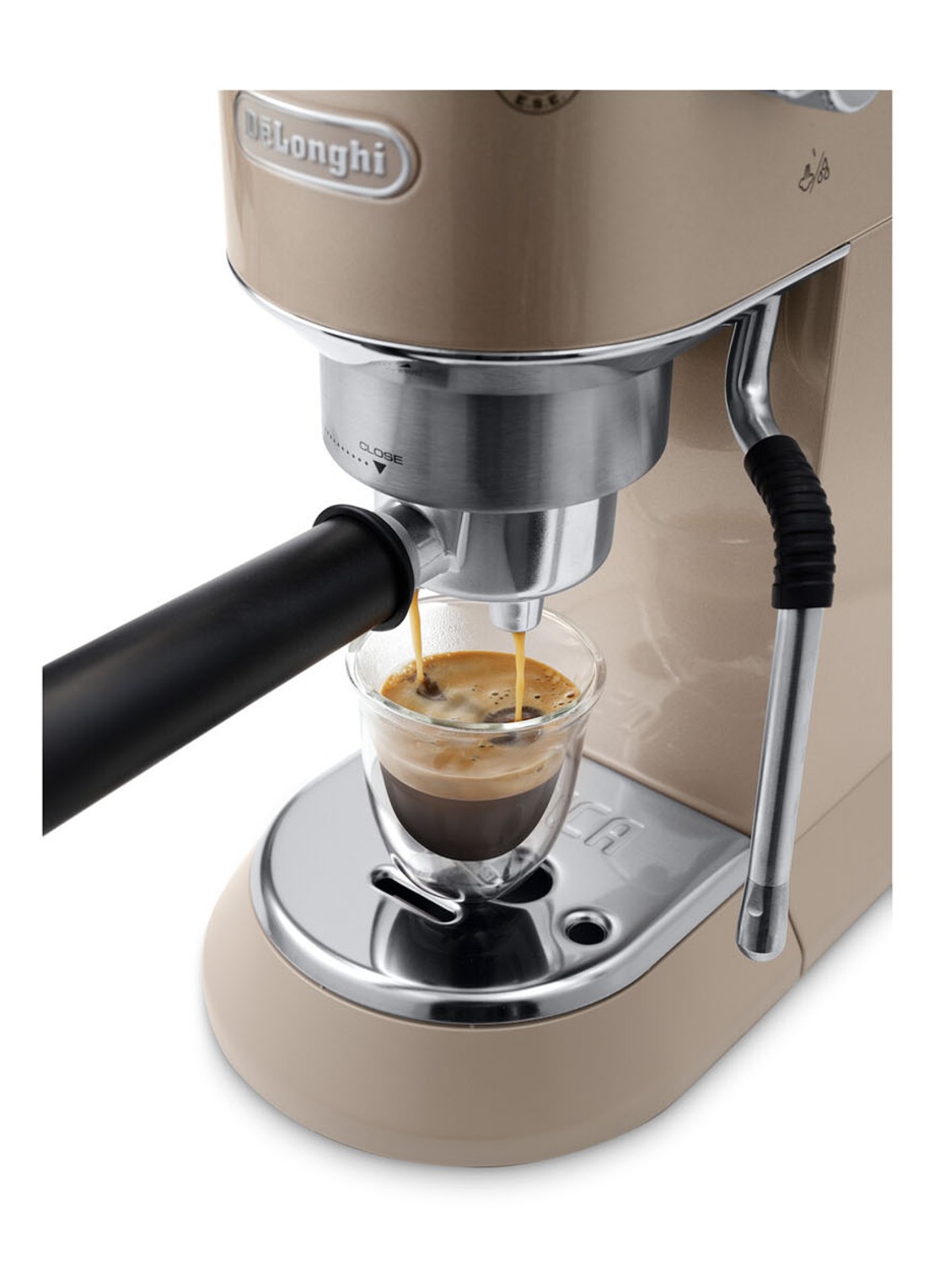 DeLonghi Dedica Arte espressomachine - EC885 - detail 5 beige