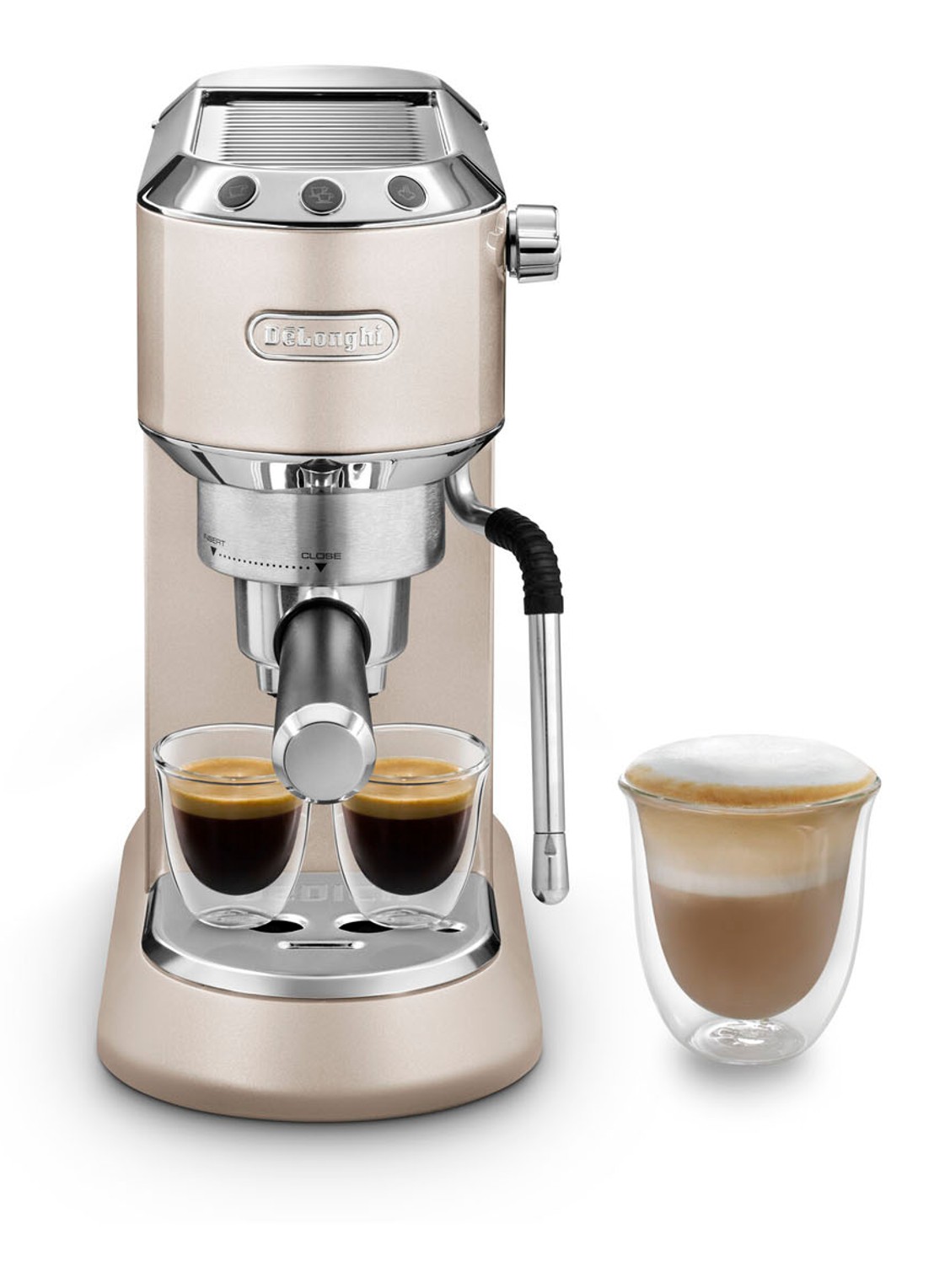 DeLonghi Dedica Arte espressomachine - EC885 - voorkant beige