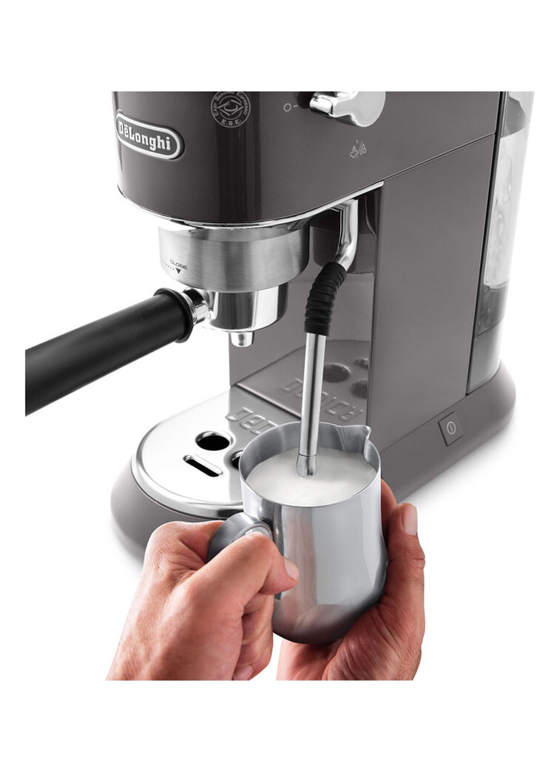 DeLonghi Dedica Arte espressomachine - EC885 - detail 3 grijs