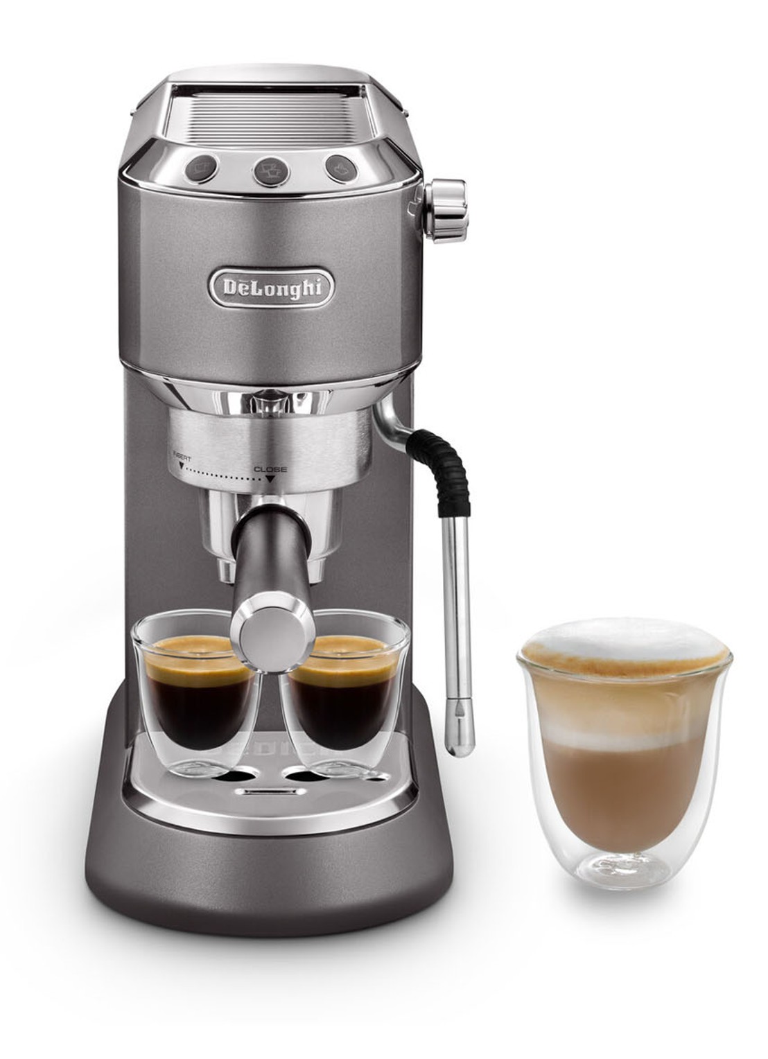 DeLonghi Dedica Arte espressomachine - EC885 - voorkant grijs