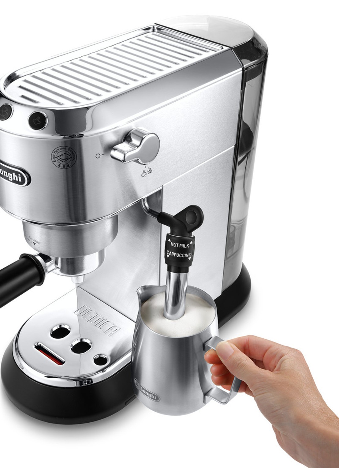 DeLonghi Dedica espressomachine EC685.M - detail 2 zilver