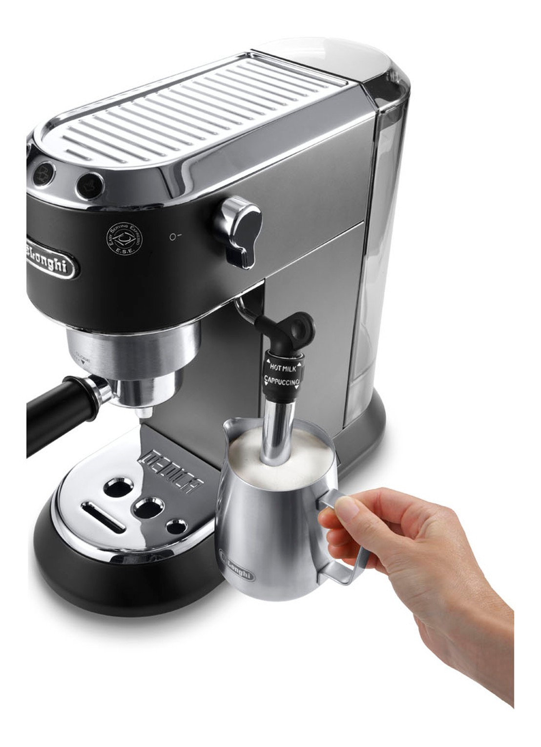 DeLonghi Dedica Style espressomachine EC685.BK - detail 5 zwart