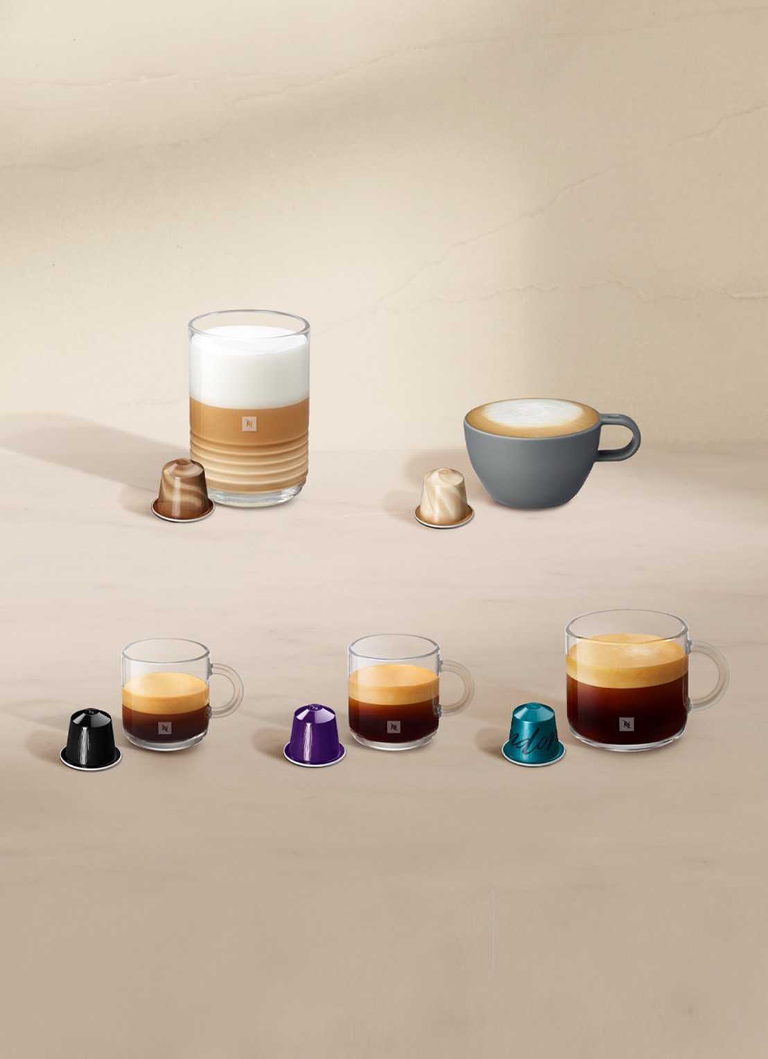 DeLonghi Nespresso Lattissima One EVO koffiemachine EN510.W - voorkant 3 wit
