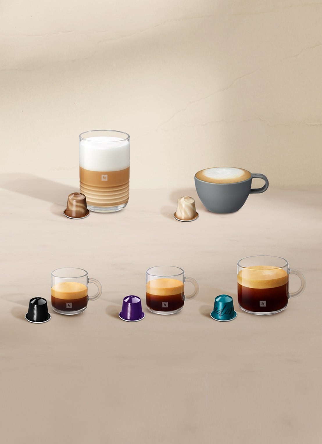 DeLonghi Nespresso Lattissima One EVO koffiezetapparaat EN510.B - voorkant 2 zwart