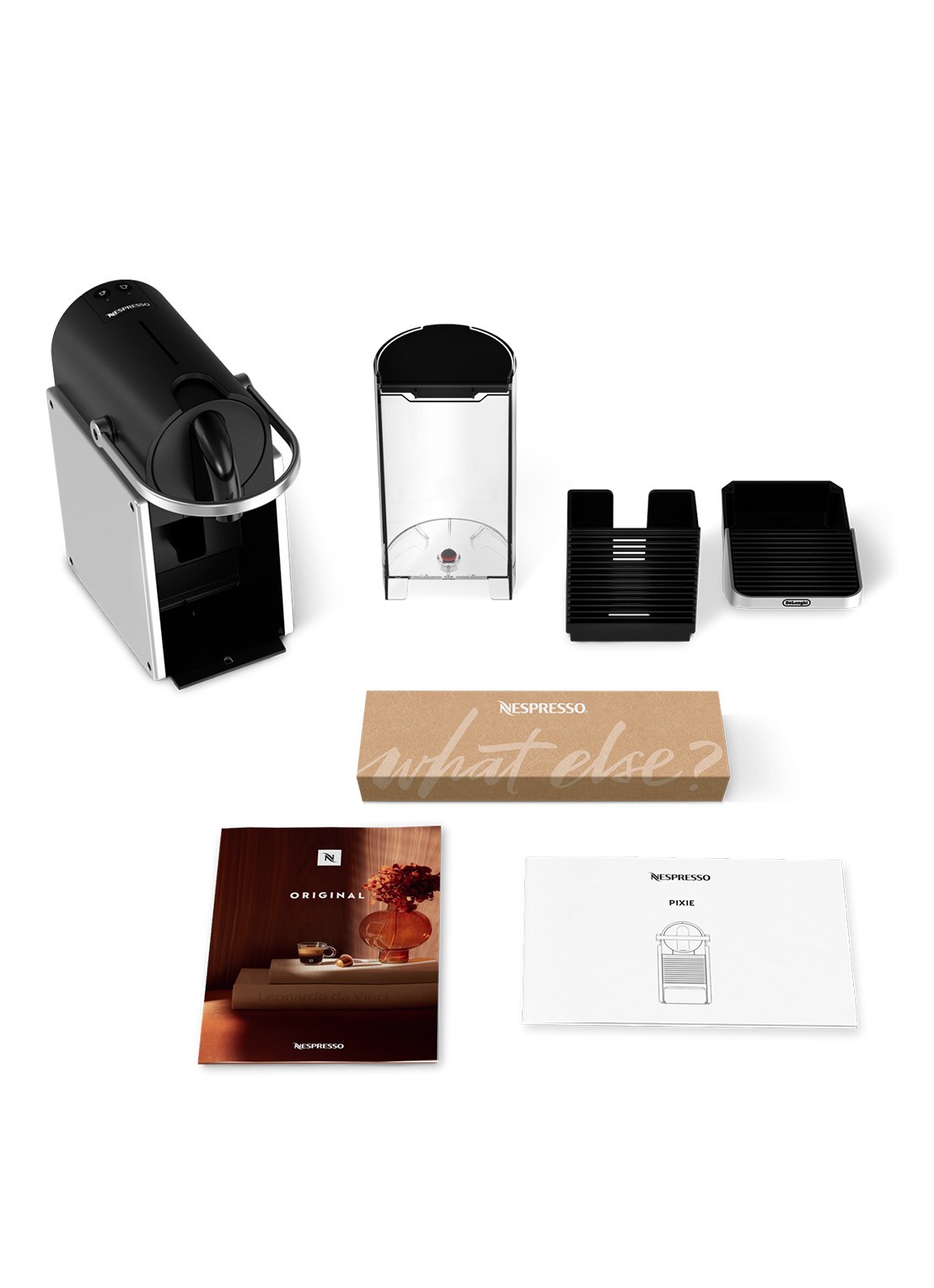 DeLonghi Pixie Nespresso koffiecupmachine - EN127.S - detail 3 zilver
