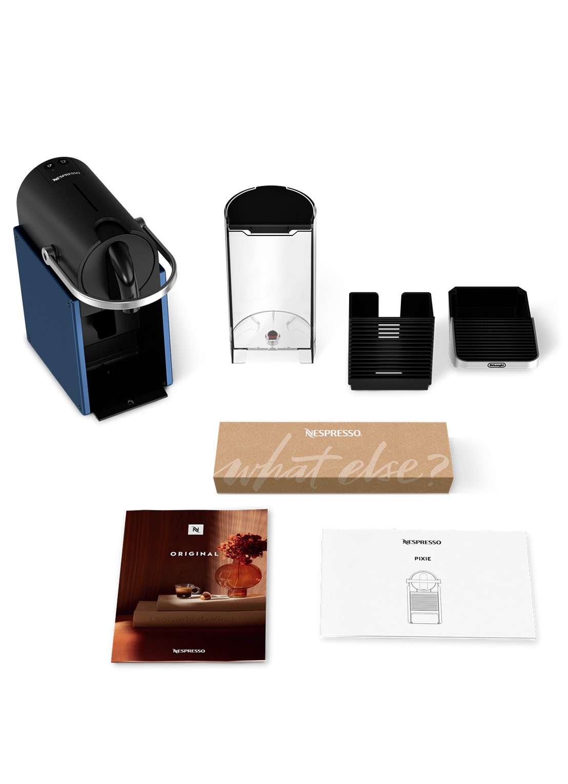 DeLonghi  Pixie Nespresso koffiecupmachine EN127BL - detail 3 blauw