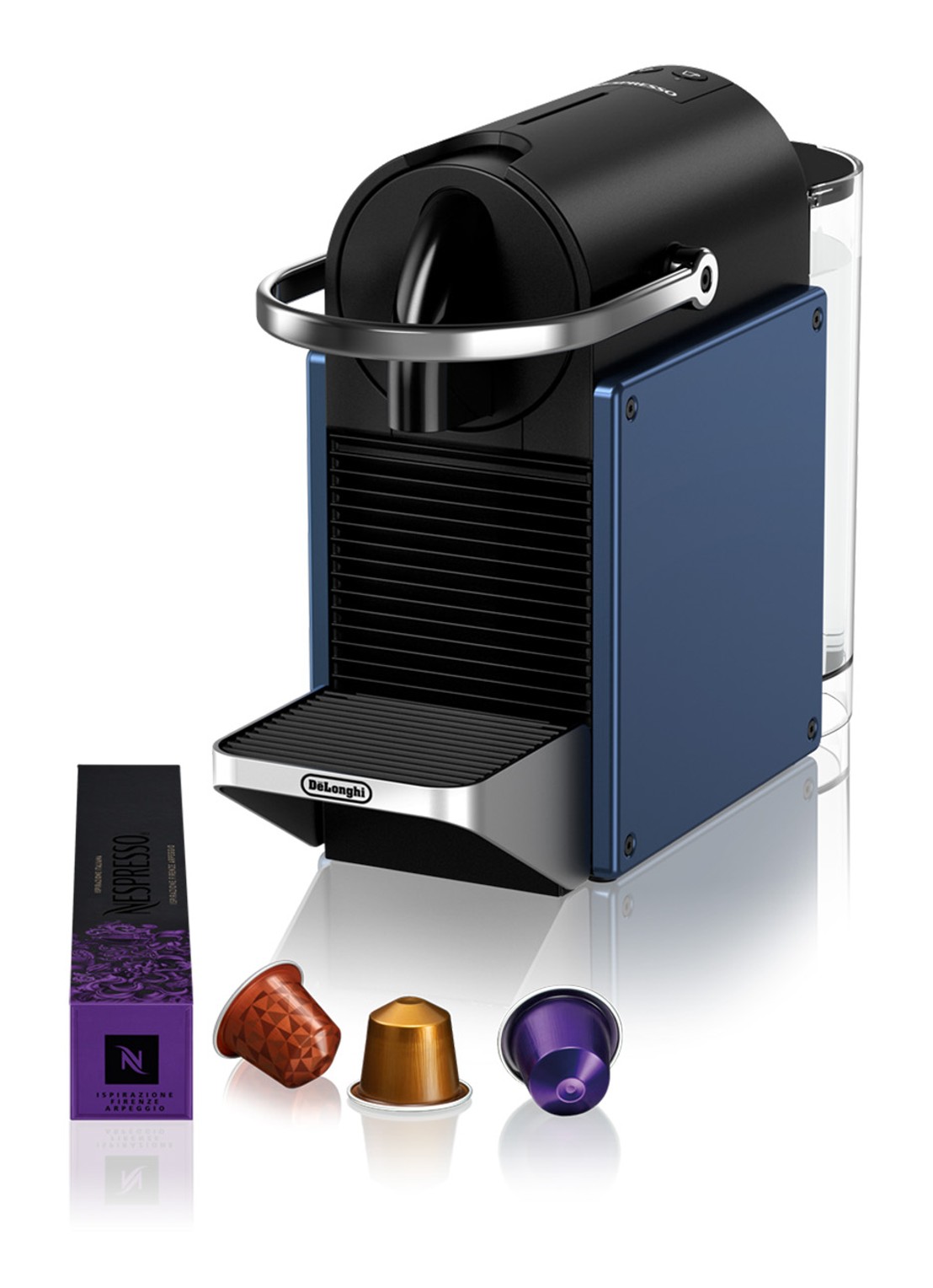 DeLonghi  Pixie Nespresso koffiecupmachine EN127BL - voorkant 6 blauw