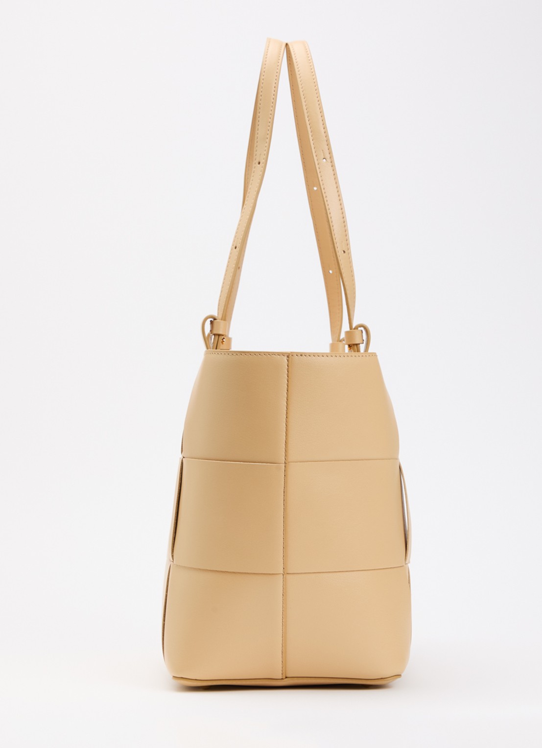 DeMellier The Florence shopper van leer - detail 2 beige