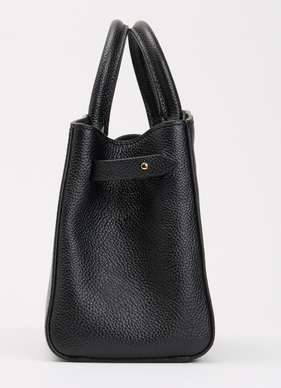 DeMellier The Hudson Small handtas van leer met afneembare schouderriem - detail 6 zwart
