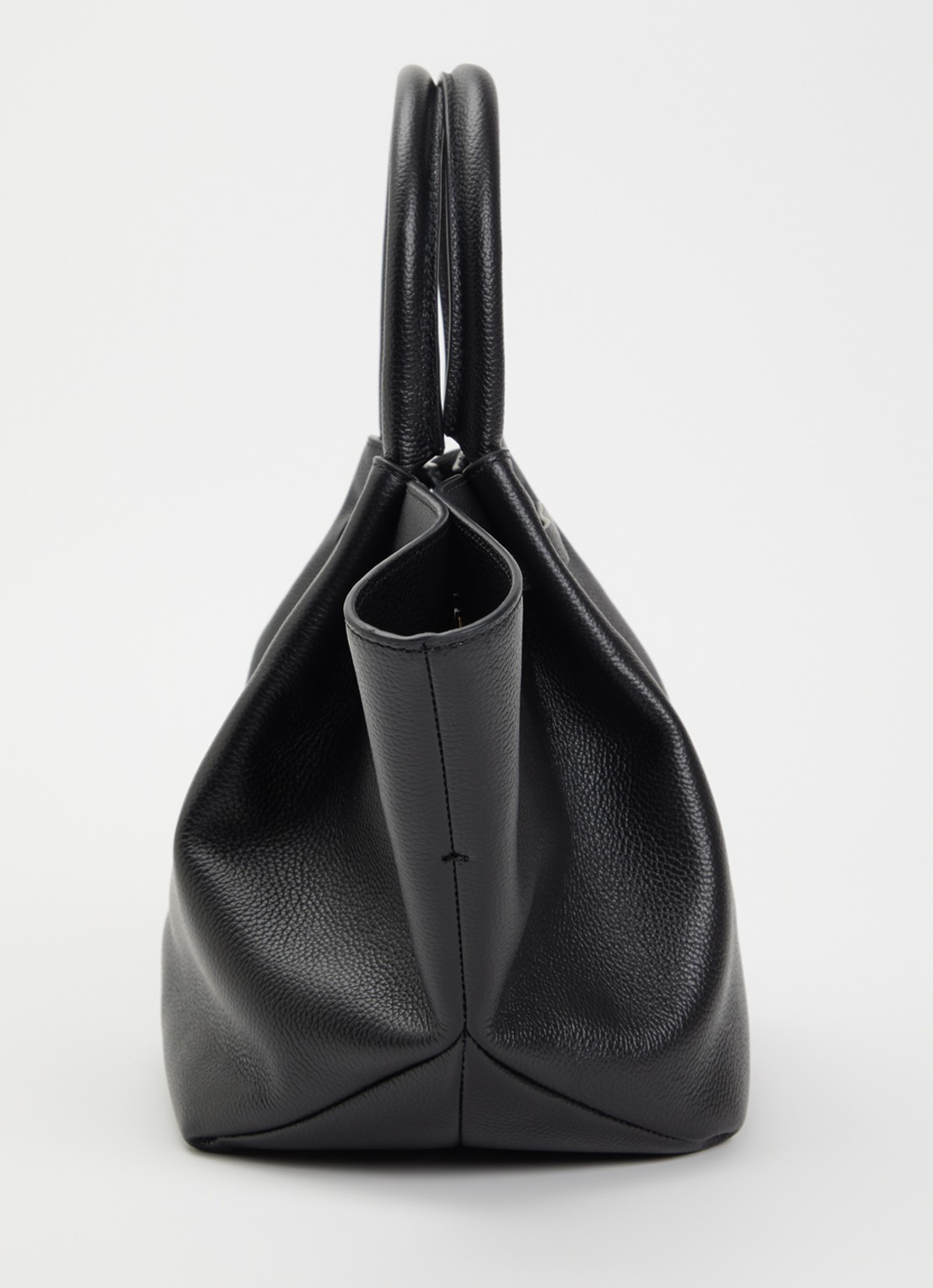 DeMellier The Midi New York handtas van leer - detail 3 zwart