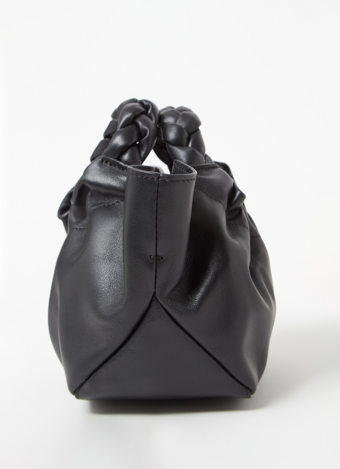 DeMellier The Mini Los Angeles XS handtas van leer - detail 3 zwart