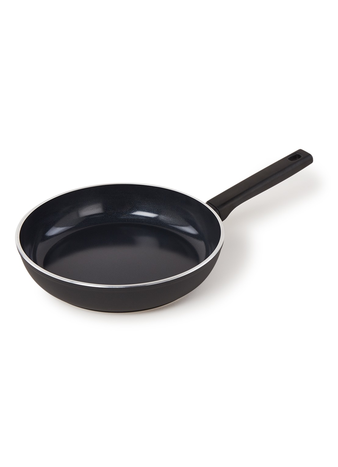 Demeyere Alu Comfort 3 koekenpan Ø24 cm - voorkant zwart