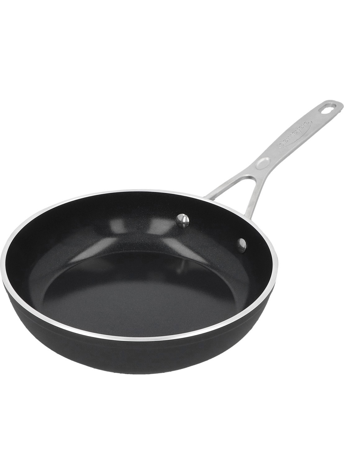 Demeyere Alu Industry 3 Ceraforce koekenpan set van 2 - voorkant 6 zilver