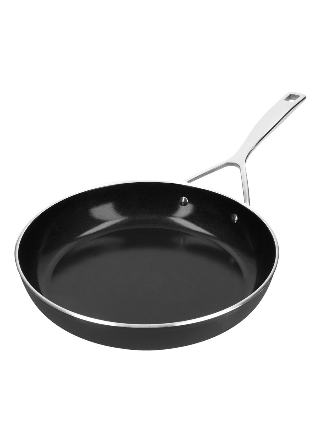 Demeyere Alu Pro 5 Ceraforce koekenpan Ø26 cm - voorkant zwart